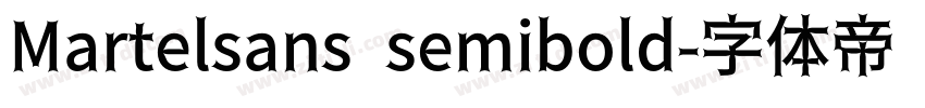 Martelsans semibold字体转换